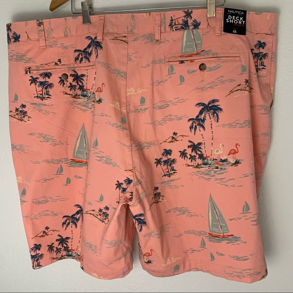 NAUTICA Printed Deck Shorts. P34 - Picture 4 of 10